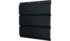 Софит металлический Классик v01 Grand Line полная перфорация 0,45 Drap TX с пленкой RAL 7016 антрацитово-серый