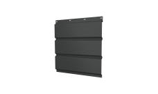 Софит металлический Grand Line центральная перфорация 0,5 PurLite Matt с пленкой RAL 7016 антрацитово-серый