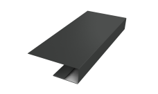 J-Профиль 12мм Grand Line 0,45 Drap ТХ RAL 7016 антрацитово-серый (2м)