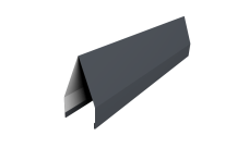 Ламель забора жалюзи Tokyo new 0,5 Drap с пленкой RAL 7024 мокрый асфальт