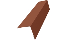 Угол внешний 50х50 Grand Line 0,45 Drap TX RAL 8004 терракота (2м)