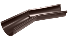 Угол желоба внутренний Grand Line PU матовый 135 гр 125 мм RAL 8017 шоколад