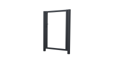 Калитка Жалюзи 1,68х1 RAL 7024 без заполнения