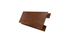 Планка H-образная Блок-Хаус новый Grand Line 0,45 Принт Элит Рябина TwinColor (2м)