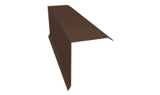 Планка торцевая 150х100 Grand Line 0,45 Drap-double TX RAL 8017 шоколад (2м)