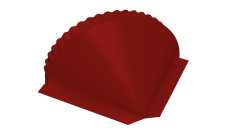 Заглушка конусная Grand Line 0,45 PE RAL 3011 коричнево-красный