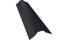 Планка конька фигурного 70х70 Grand Line 0,45 Drap RAL 7024 мокрый асфальт (2м)