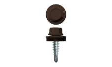 Саморез по металлу 4,8х19 (400шт) сверло №2 RAL 8017