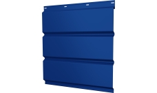 Софит металлический Классик v01 Grand Line без перфорации 0,5 Satin с пленкой RAL 5005 сигнальный синий