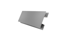 Планка H-образная стыковочная сложная Grand Line 0,5 Satin с пленкой RAL 7004 сигнальный серый (2м)