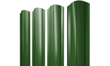 Штакетник Круглый фигурный Grand Line 0,45 PE RAL 6002 лиственно-зеленый
