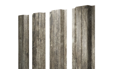 Штакетник П-образный A с прямым резом 0,45 Print Elite Nordic Wood TwinColor