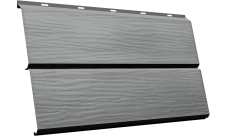 ЭкоБрус 3D Grand Line 0,5 Сатин с пленкой RAL 9006 бело-алюминиевый