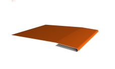 Планка начальная Grand Line 0,45 PE с пленкой RAL 2004 оранжевый (2м)