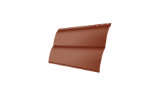 Блок-хаус new Grand Line 0,5 Satin Matt TX с пленкой RAL 8004 терракота