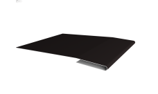 Планка начальная Grand Line 0,5 Satin Matt RAL 9005 черный (2м)