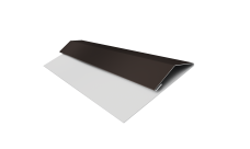 Планка стартово-финишная Экобрус, Экобрус новый Grand Line 0,45 PE с пленкой RR 32 темно-коричневый (3м)