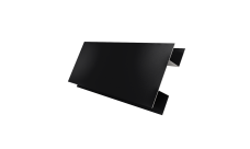 Планка H-образная стыковочная сложная 0,5 Satin с пленкой RAL 9005 черный (2м)