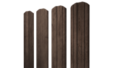 Штакетник Твин фигурный Grand Line 0,45 Принт Премиум Almond Wood Fresh