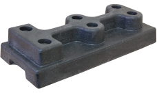 Основание композитное с отверстиями для труб 38 мм и 51 мм