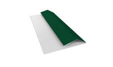 Планка финишная Блок-Хаус новый Grand Line 0,45 ПЭ с пленкой RAL 6005 зеленый мох (2м)