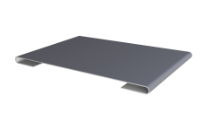 Планка стыковочная 0,45 PE с пленкой RAL 7004 сигнальный серый (2м)