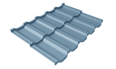 Профиль волновой "Квинта Уно" ("Kvinta Uno") 0,45 Drap TX RAL 5024 пастельно-синий