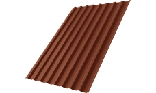 Профнастил С20B Grand Line 0,5 Satin RAL 8004 терракота
