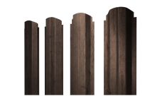 Штакетник П-образный A фигурный Grand Line 0,45 Print Premium Almond Wood Fresh