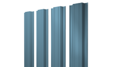 Штакетник Прямоугольный с прямым резом 0,45 Drap TX RAL 5024 пастельно-синий