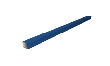 Труба гофрированная Vortex Lite 76х102х3000мм PE RAL 5002 ультрамариново-синий