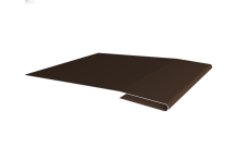 Планка начальная 0,4 PE-Double с пленкой RAL 8017 шоколад (2м)