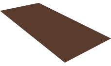 Плоский лист Grand Line 0,5 Drap RAL 8017 шоколад