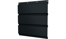 Софит металлический Классик v01 Grand Line полная перфорация 0,45 PE с пленкой RAL 7016 антрацитово-серый