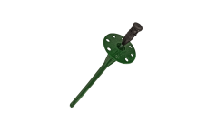 Дюбель Daxmer IZL-T 10х160 с металлическим гвоздем и термоголовкой для теплоизоляции (400шт)