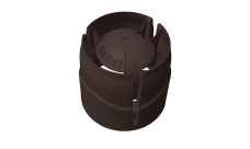 Колпак Krovent Hupcap 110 new коричневый