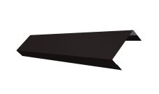 Ламель лицевая 50 забора жалюзи Texas 0,5 PurPro Matt 275 RAL 9005 черный