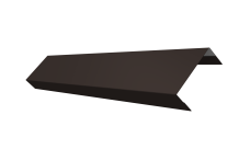 Ламель лицевая 50 забора жалюзи Texas Grand Line 0,45 PE RR 32 темно-коричневый