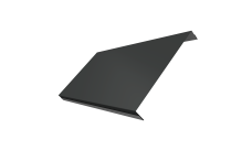 Ламель обратная 200 забора жалюзи Texas 0,5 Drap TX RAL 7016 антрацитово-серый