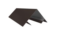 Планка угла внешнего составная верхняя 0,45 Drap TR RR 32 темно-коричневый (2м)