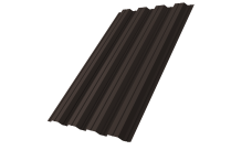 Профнастил НС44A Grand Line 0,5 Drap ТХ RR 32 темно-коричневый