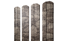 Штакетник Twin фигурный 0,45 Print Elite King Stone TwinColor