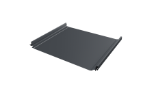 Кликфальц Pro Grand Line 0,45 Drap TwinColor с пленкой на замках RAL 7024 мокрый асфальт