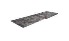 Планка финишная 48х25 Grand Line 0,45 Принт Элит Камень TwinColor (2м)