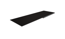 Планка финишная 48х25 Grand Line 0,5 Satin Matt TX RAL 9005 черный (2м)