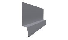 Планка начальная фальц 0,45 PE с пленкой RAL 7004 сигнальный серый (2м)