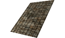 Профнастил C10B фигурный Grand Line 0,45 Print Elite Fine Stone TwinColor