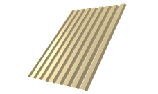 Профнастил С20A Grand Line 0,4 PE RAL 1014 слоновая кость