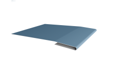 Планка начальная Grand Line 0,45 Drap TX RAL 5024 пастельно-синий (2м)