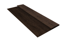 Планка стартовая Блок-Хаус новый Grand Line 0,45 Принт Премиум двухсторонний Античный дуб (2м)